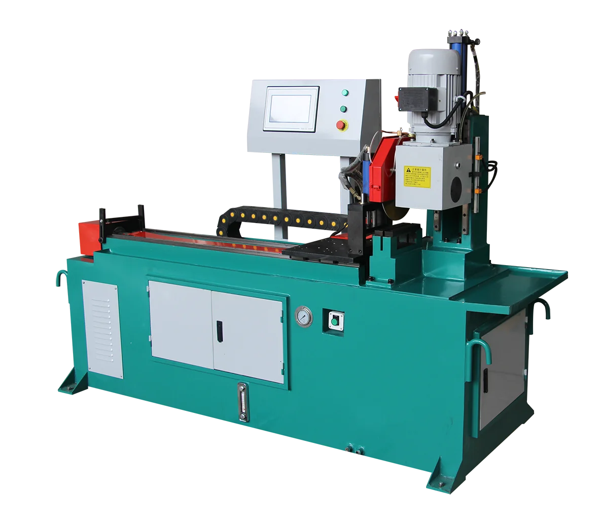 Burr free fully automatic cnc pipe cutting machine for thin metal iron stainless steel round tube