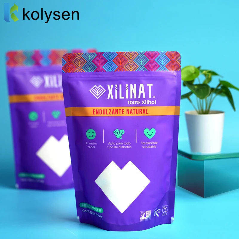 Wholesale Customized Laminated Food Bag Nuts Bag Stand Up Zipper Pouches For Potato Chips Corn Chips Snacks Packaging