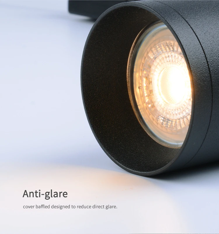 Commercial Track Light Pure Aluminium Surface Mounted Downlight Gu10 Spotlight Adjustable LED Aluminum 90 Modern TRACK Lights