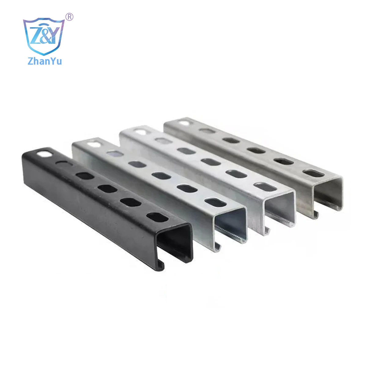 High quality galvanized u channel Cold Bend Solar Brackets C Channel steel Slotted Cstrut