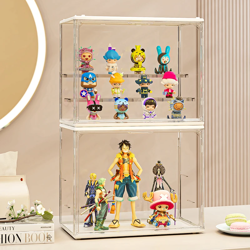 Wannuo Pop Mart Blind Box Dolls Storage Display Toy Figure Plastic Transparent Case