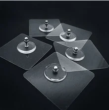 
Hanging Hook With Tape Novelty Hooks Plastic Wall Hook Removable No Residue Restickable Strong For Coat Hanger 