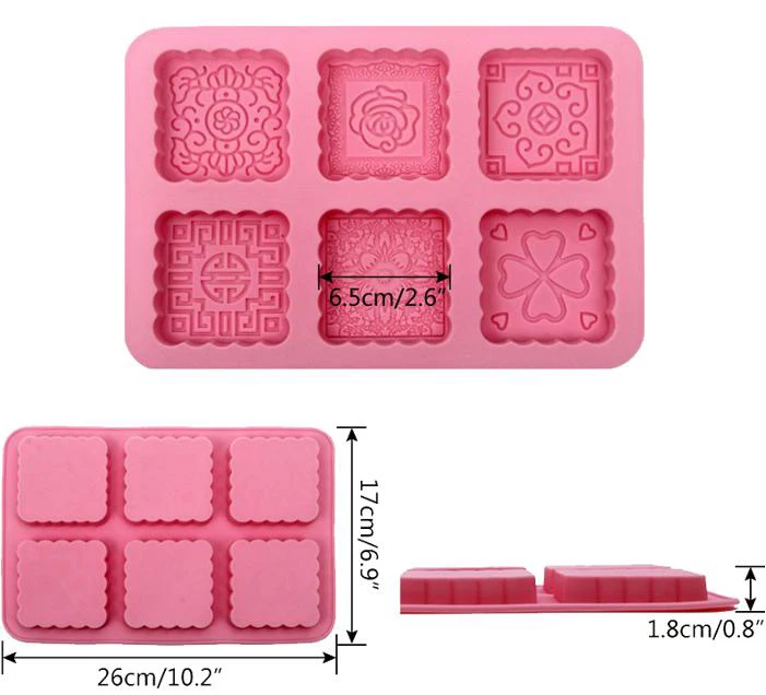 Hot Selling Customized Silicone Soap Mold DIY Silicone Mold For Soap Making