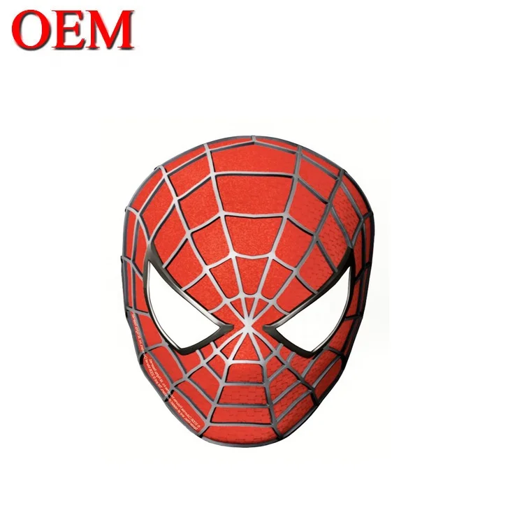 Custom ABS 3D Movie Character Mask OEM 20cm Cartoon Shape Party Mask Made Mavel Character Mask