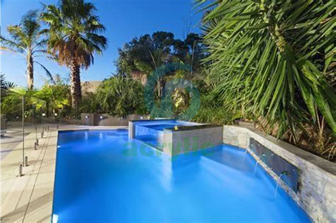 PG Water Slide Diving Board Plexiglass Acrylic Swimming Pool