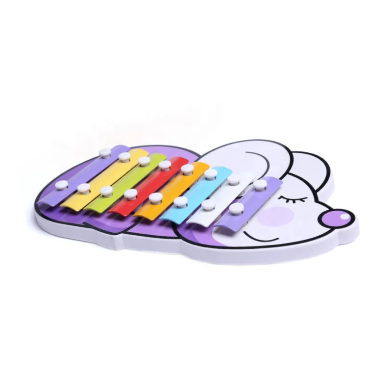 kids percussion musical instrument 8 tone mouse Styling Cheap Cartoon Plastic xylophone baby  Musical cartoon keyboard piano Toy