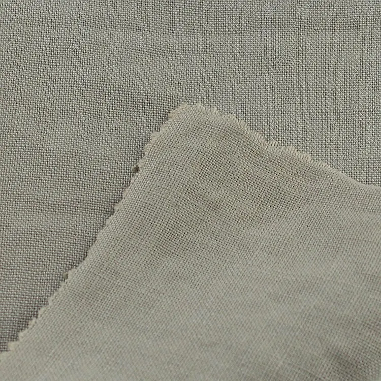 piece dye plain 100% hemp fabric