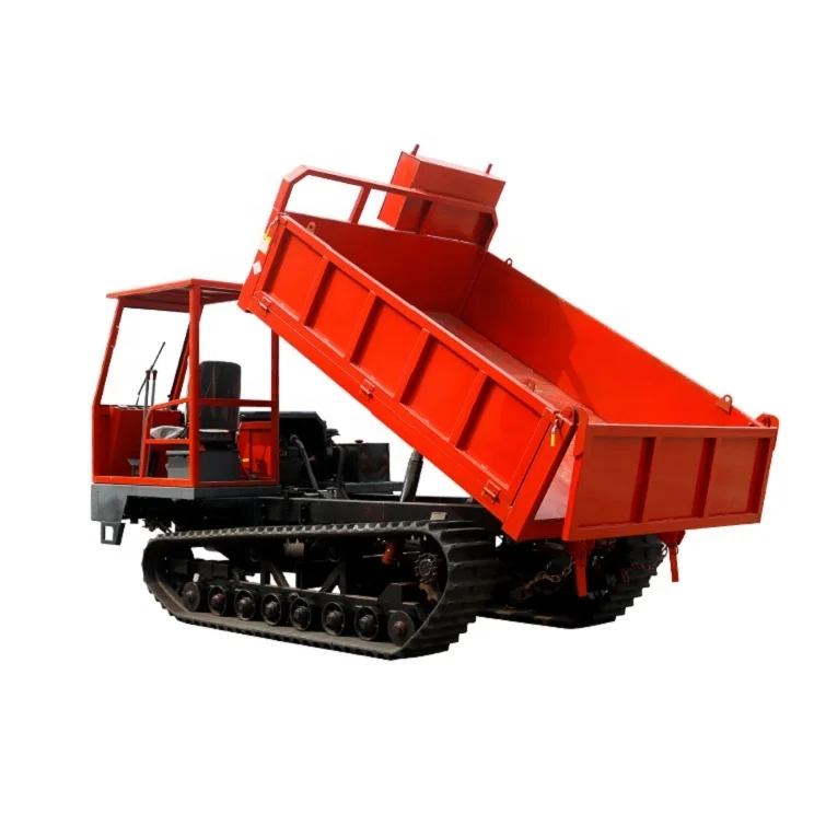 6 Ton 8 Ton Engine Powered Rubber Track Crawler Carrier for Construction