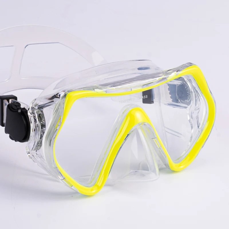 Factory supply cheap price tempered glass lens diving mask for snorkeling diving