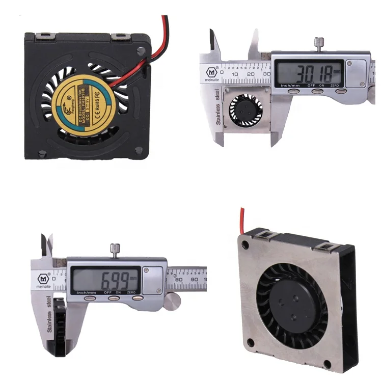 fengheng 3007 5V 12V 30x30x7mm 30mm Cooling Air Low Noise Brushless Blower Exhaust Cooling Fan