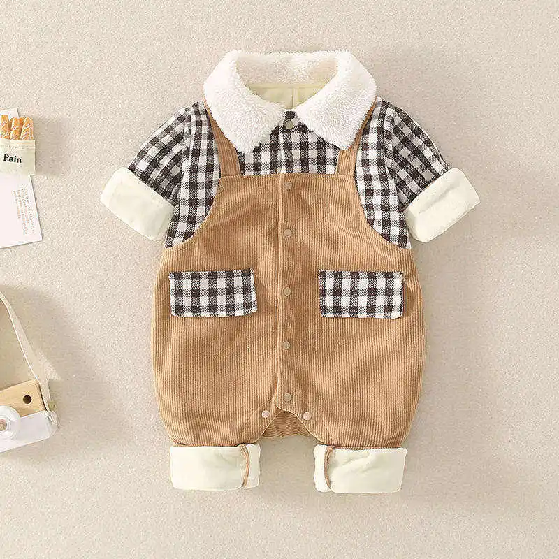 Cotton Newborn Infant Boys Girls Bodysuit Clothes Sets Baby Rompers