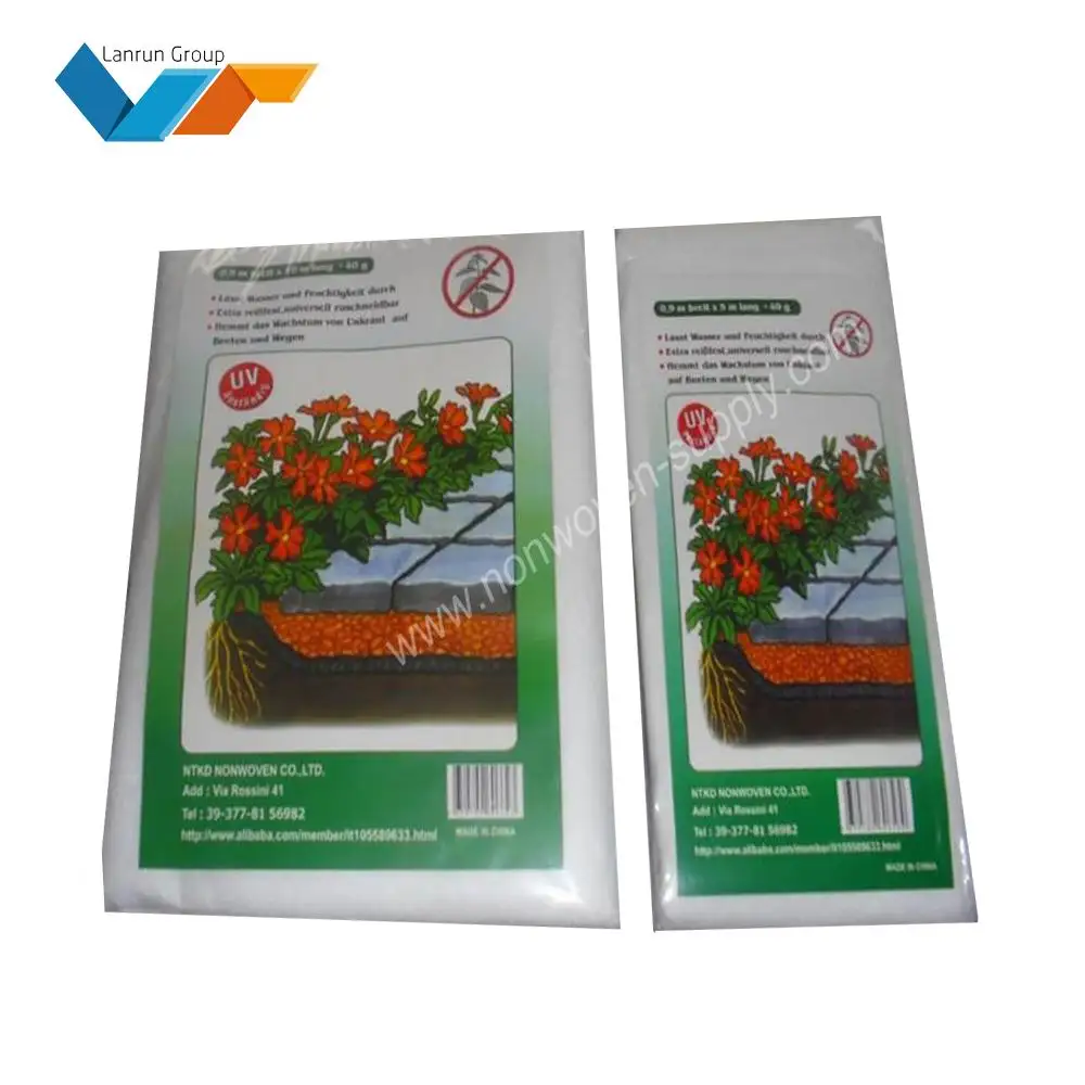 Wholesales PP Agricultural nonwoven fabric anti UV non woven crop row cover