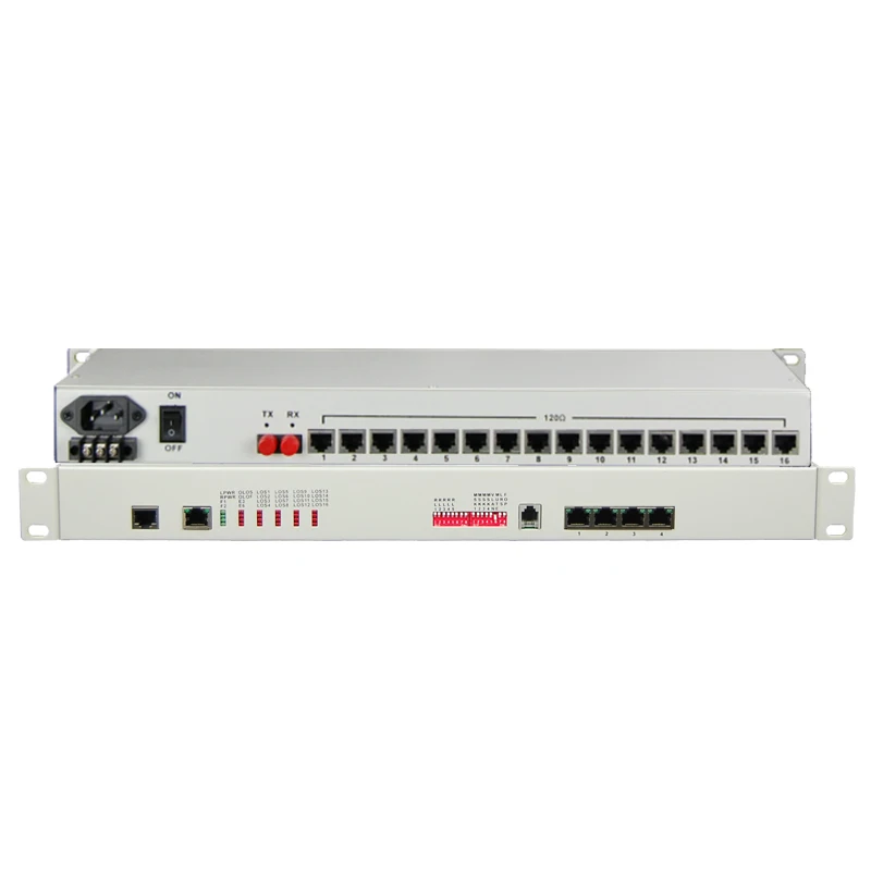 FCP-E16 16E1 PDH Fiber Multiplexer With One Console Interface
