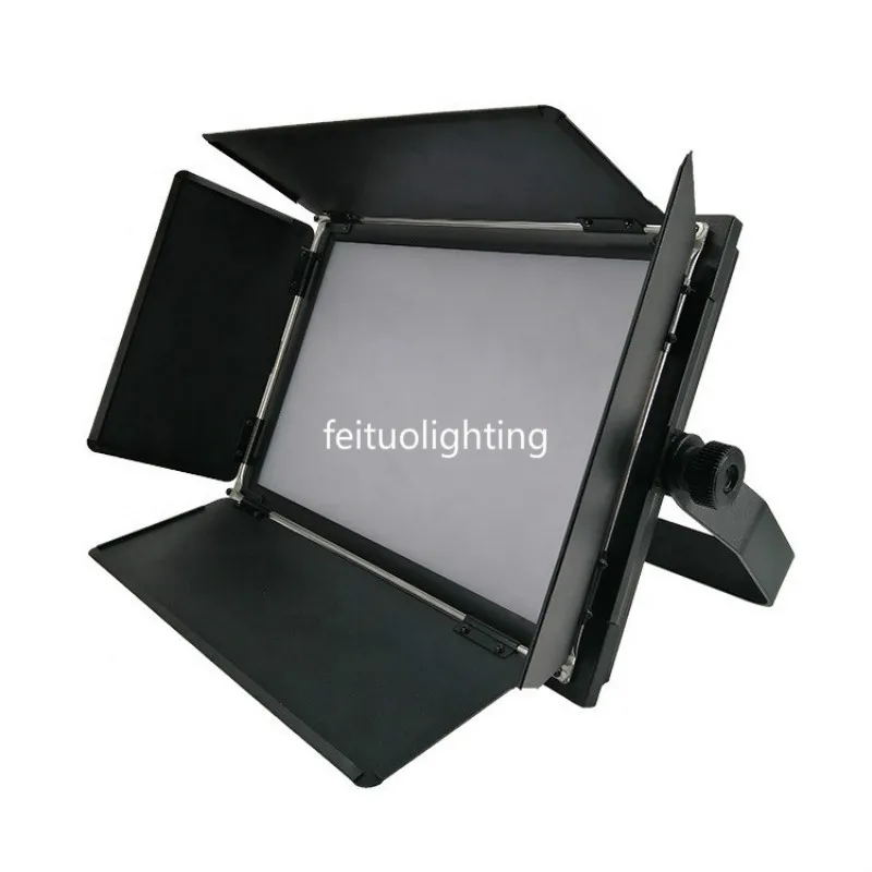 100W Studio Video Projector Light LED Soft Panel Light Bi-color WW/CW For Theatre TV Station Meeting Video Light