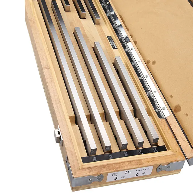 High precision Long gauge Block Big 5 Pcs Metric Gauge Block Sets Grade 0 Grade 1 Grade