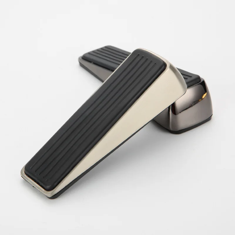 Factory Cheap Price No Magnetic Wall Protector Anti-slip Zinc Alloy Rubber Door Suction Stopper For Wooden Door
