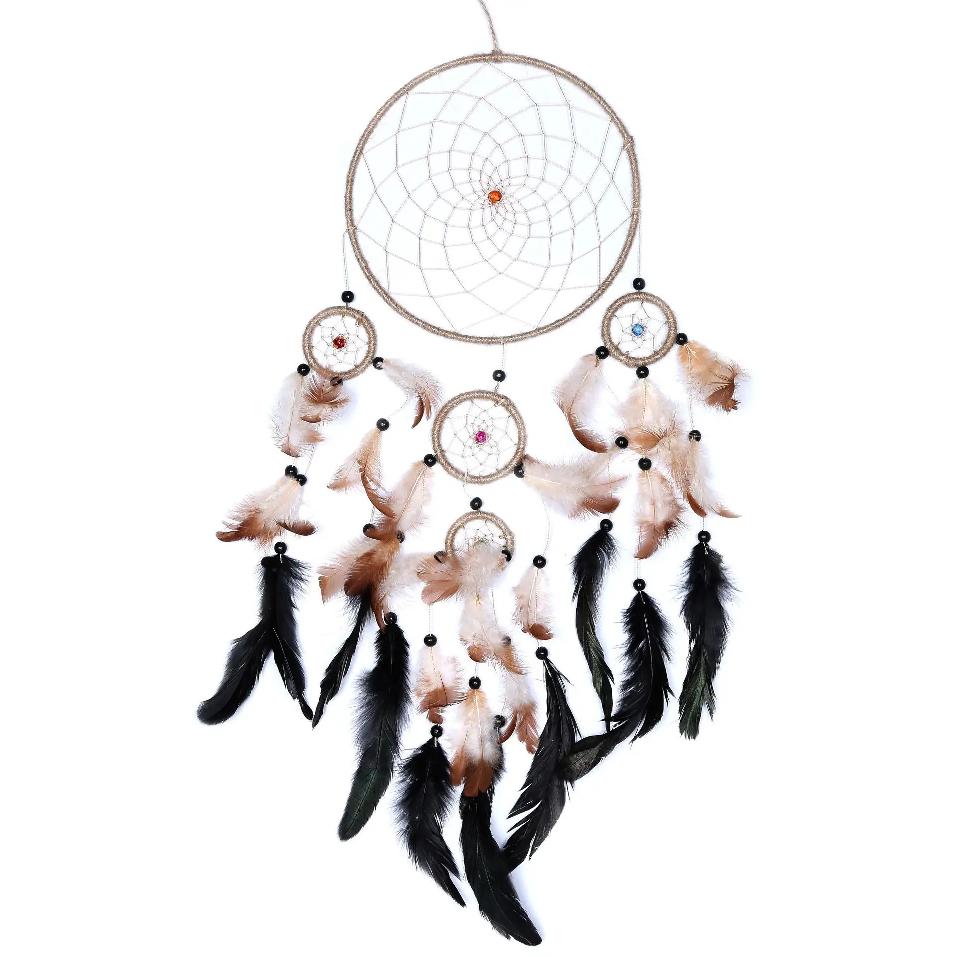 N-181 Tree of Life Dream Catcher Handmade Pink Feather Dream Catchers Mobile Wall Hanging Decor for Kids Bedroom Dorm Room Decor