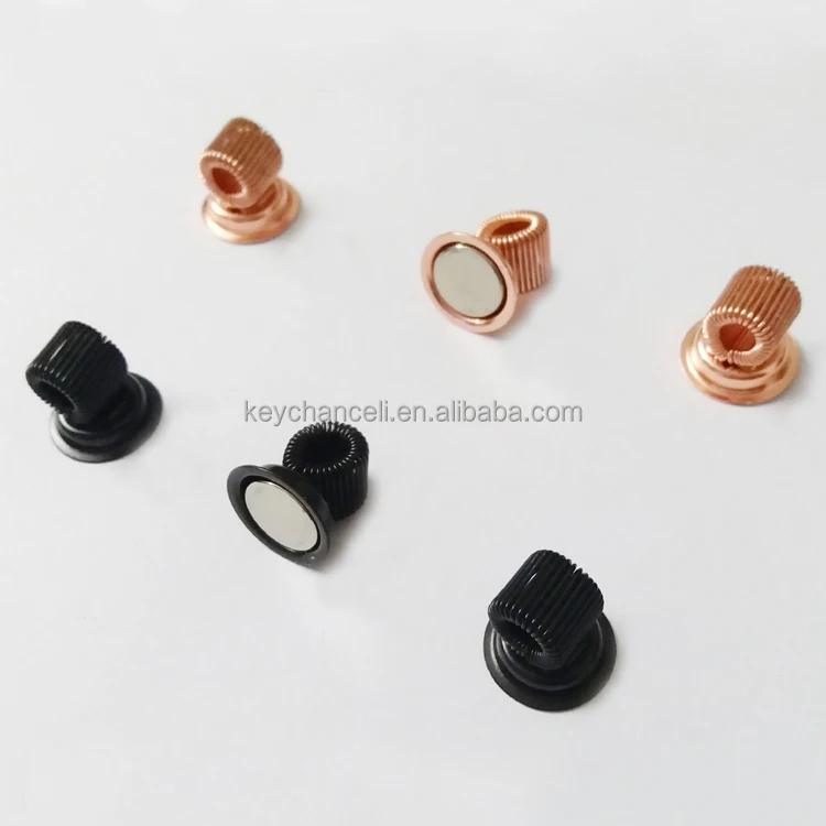 China supplier different colors strong white magnet pen clip metal pen holder
