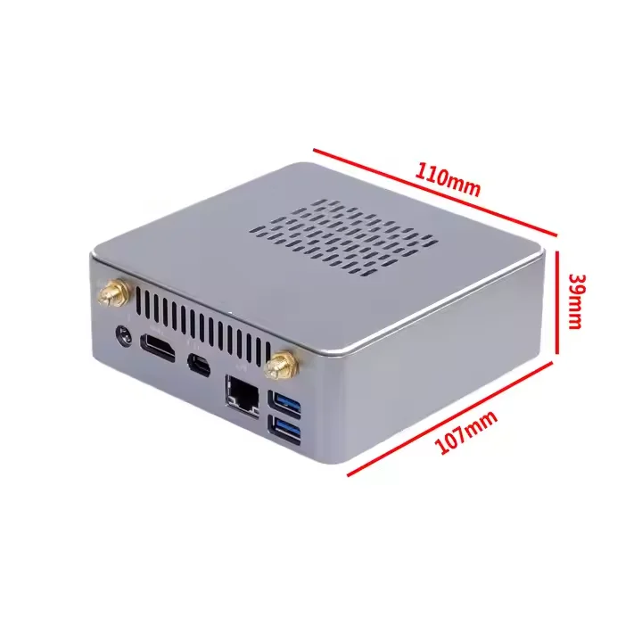 Мини-ПК геймер двухъядерный с двойным дисплеем i3 i5 i7 Mini pc ddr3 2COM поддерживает RS232 ITX mini office