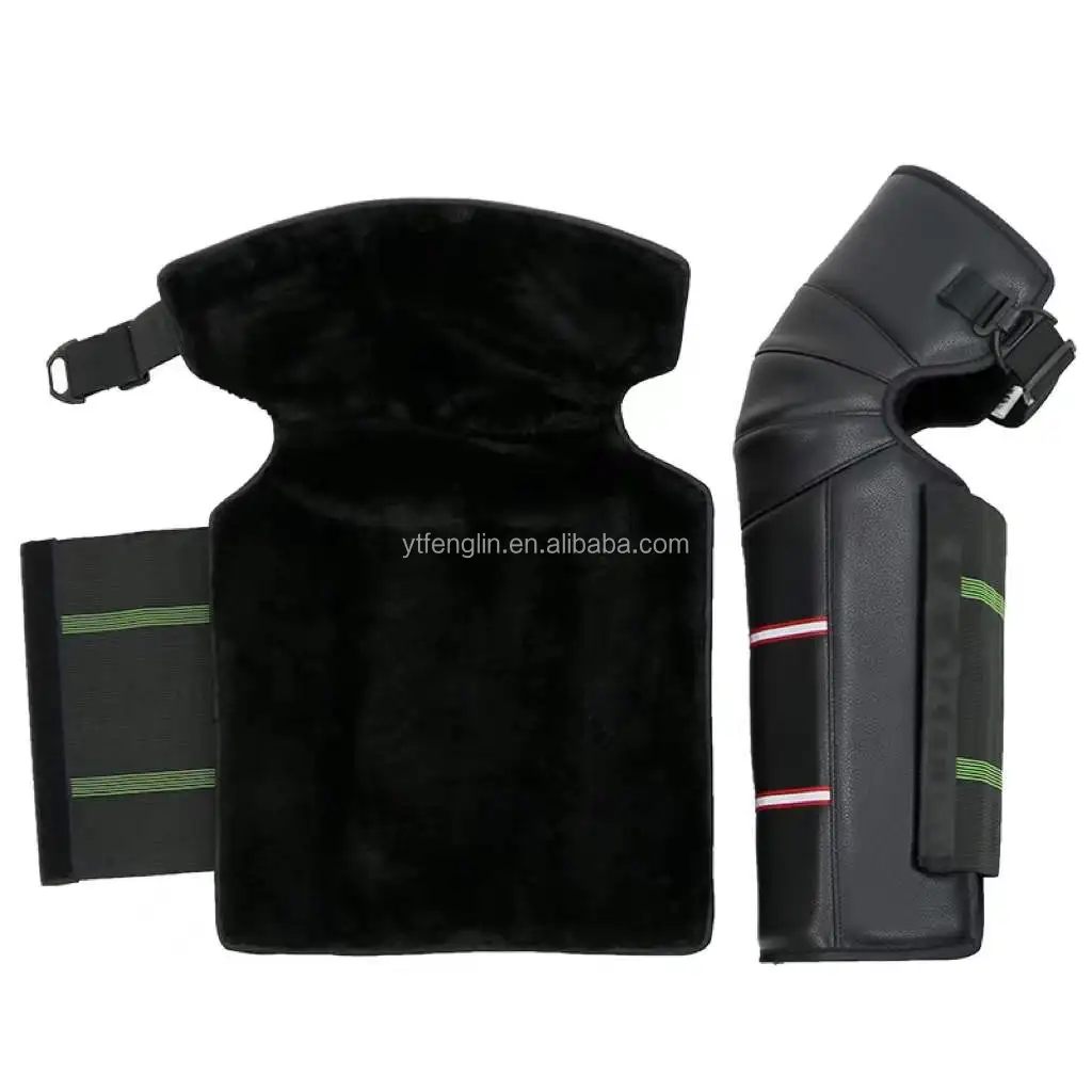 Wholesale custom waterproof oxford warm protective Motorcycle Riding Knee Pad High quality padded adult cycling kneepad