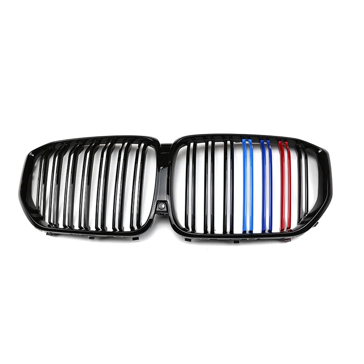ABS G05 double slat M Color Front Mesh Grill Car Front Grilles For Bmw X5/X6 G05 2019-