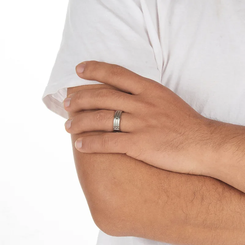 SC Hot Sale Creative Designer Rings Trendy Gold Silver Rose Gold Plated Rings Stylish Atlantis Finger Rings for Men