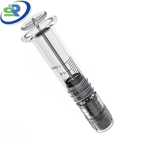 
Factory Supply Favourable Price Widespread Glass 1Ml Safety Syringe Without Needle 