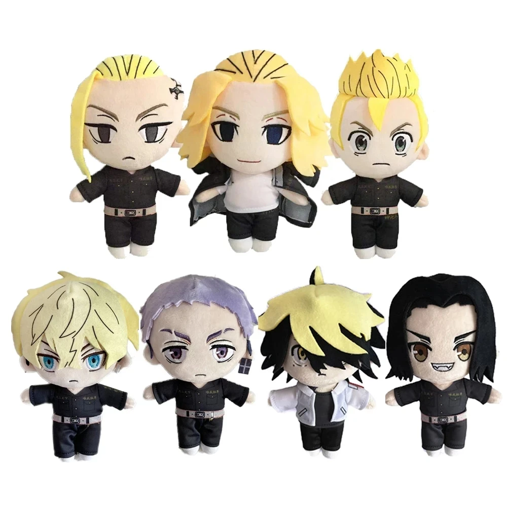 HNSC20CM Tokyo Revengers Manjiro Sano Mikey Draken Plushies Figura Cartoon Wholesale Figure Cute Soft Stuffed Anime Plush Toy