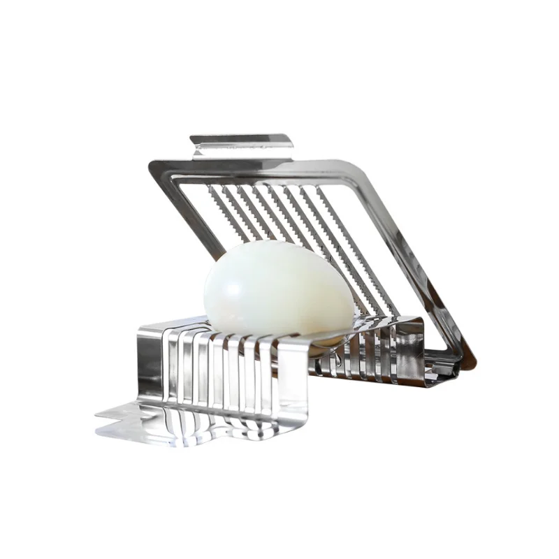 Hot Selling Egg Slicer Cutter Stainless Steel Wire Egg Cutter for Hard Boiled Eggs Kitchen Tool
