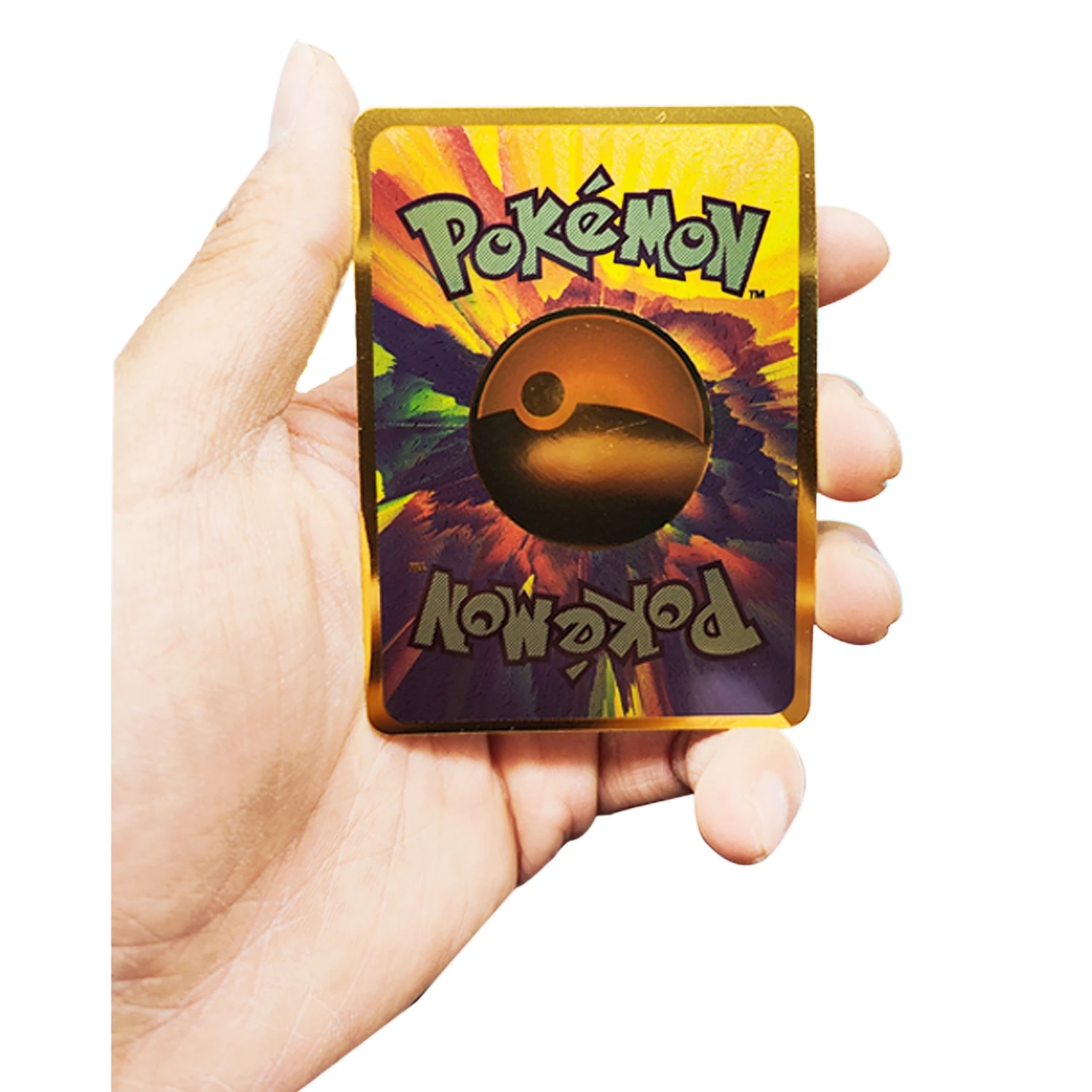 Poke mon Card 10 pack 100pcs English Ver 3D Three Dimensional Triga Collection Adult Children Poker Game Card Collection