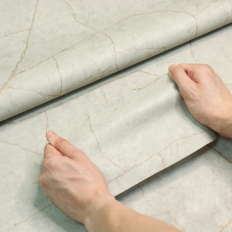 New Marble Design Wrapping Profile PVC Decorative Film for Furniture Marble Membrane Pressing Flat Lamination PVC Film