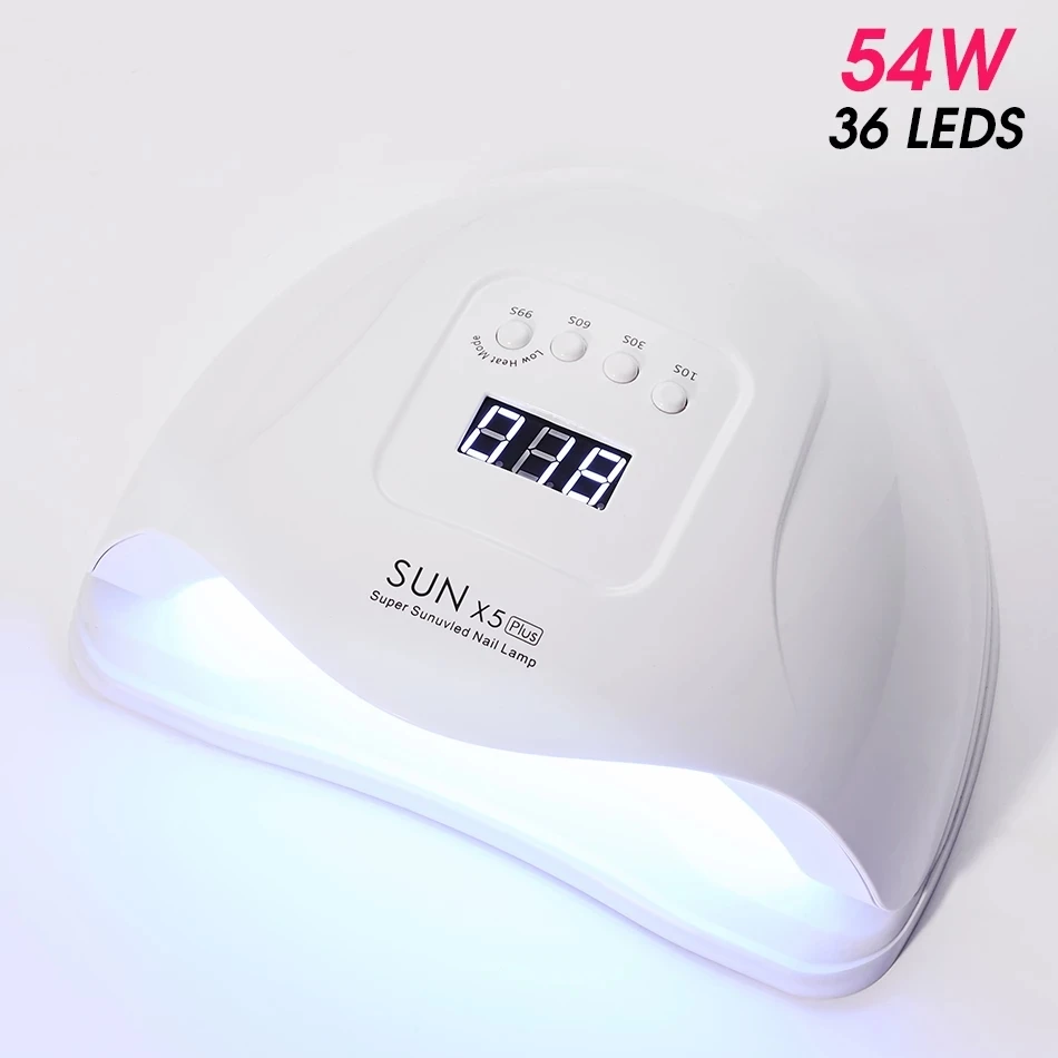 Хит продаж лампа Sun X5 110 Вт новая светодиодная с автоматическим распознаванием 36 лампочек быстросохнущая для