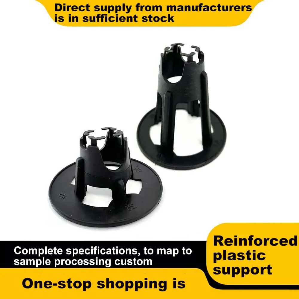 1' 1/4' 2' 3' Circular Reinforced Concrete Cover Plastic Spacer Wheel Tower Rebar Chair for Building Construction