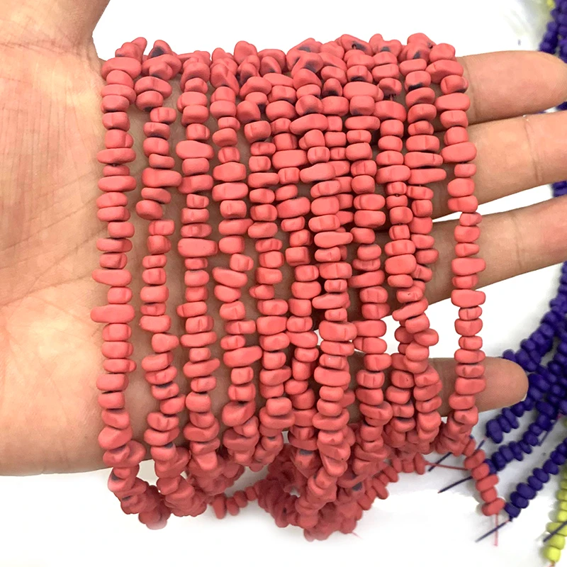 2021 Factory Price Multicolor 3X8mm Hematite Chip Irregular Beads For Jewelry Making DIY Necklace Bracelet