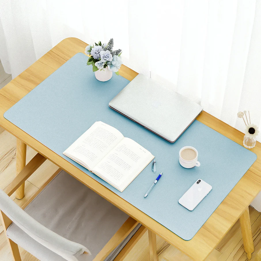 Multifunctional Office Desk Pad/Waterproof PU Leather Mouse Pad Writing Mat for Office/Home