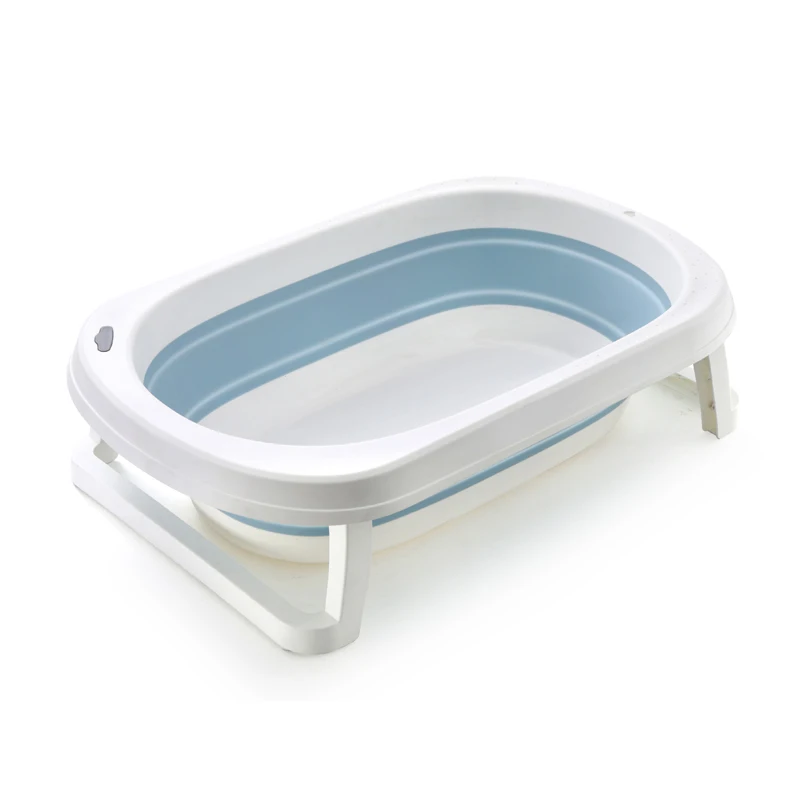 Popular Hot Sells Good Quality Foldable Plastic Baby Bathtub With Stand