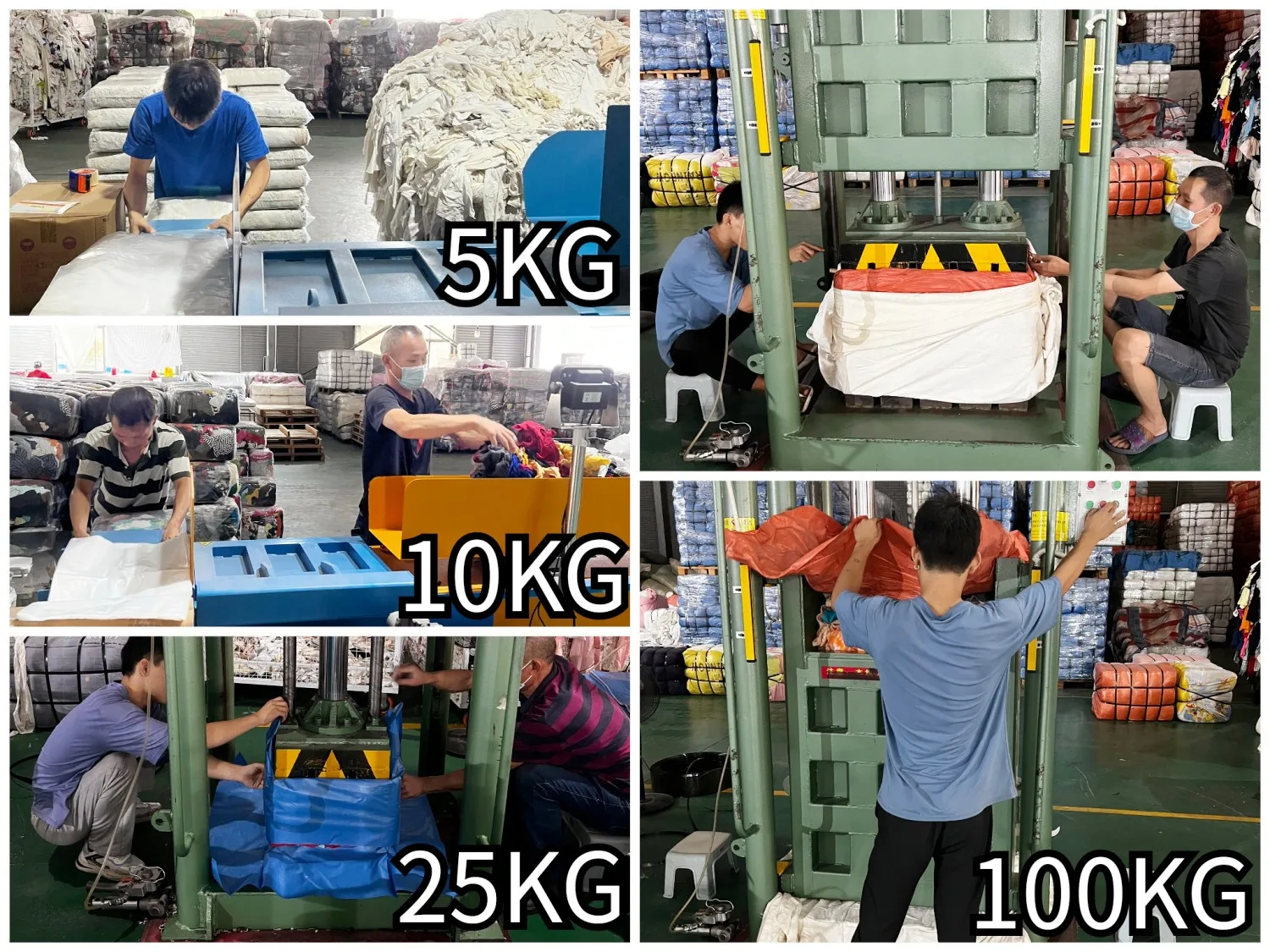 GGK Industrial Wiping Rags used recycled color cotton White Cleaning clothes waste mixed T-shirt rag