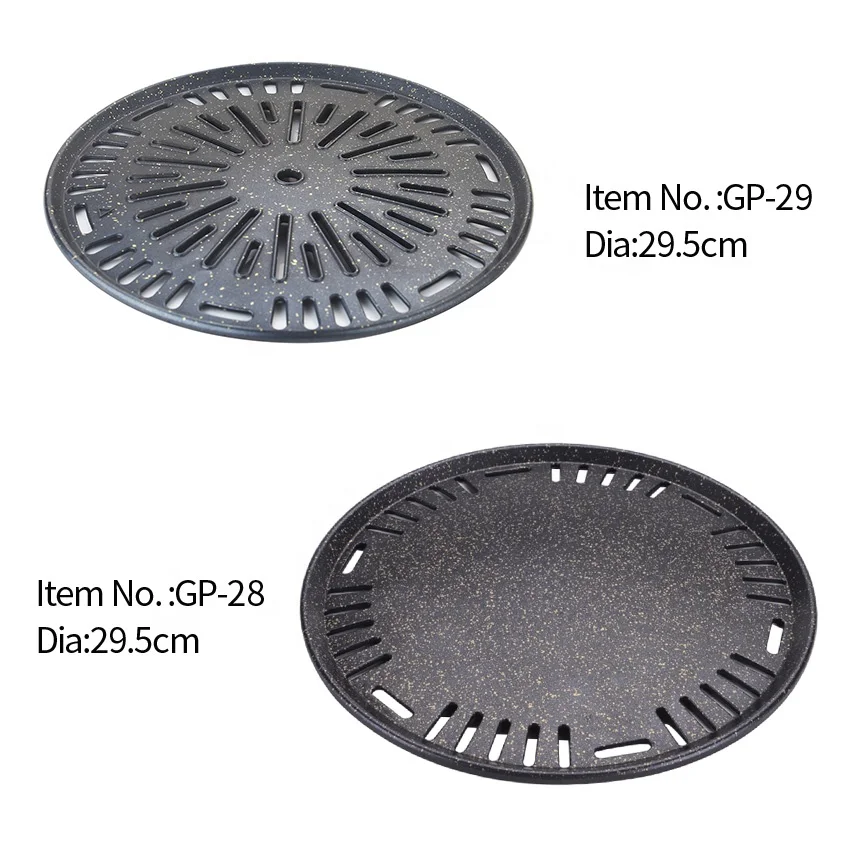 Hot sale rewards and gifts aluminum korean BBQ grill pan commercial stone grill plate non stick outdoor camping bbq accessories