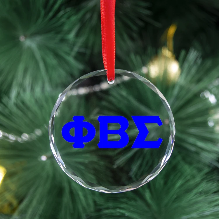 Wholesale blank Christmas outdoor decorations custom NEW design hanging k9 lights Christmas tree ornaments for home decoration