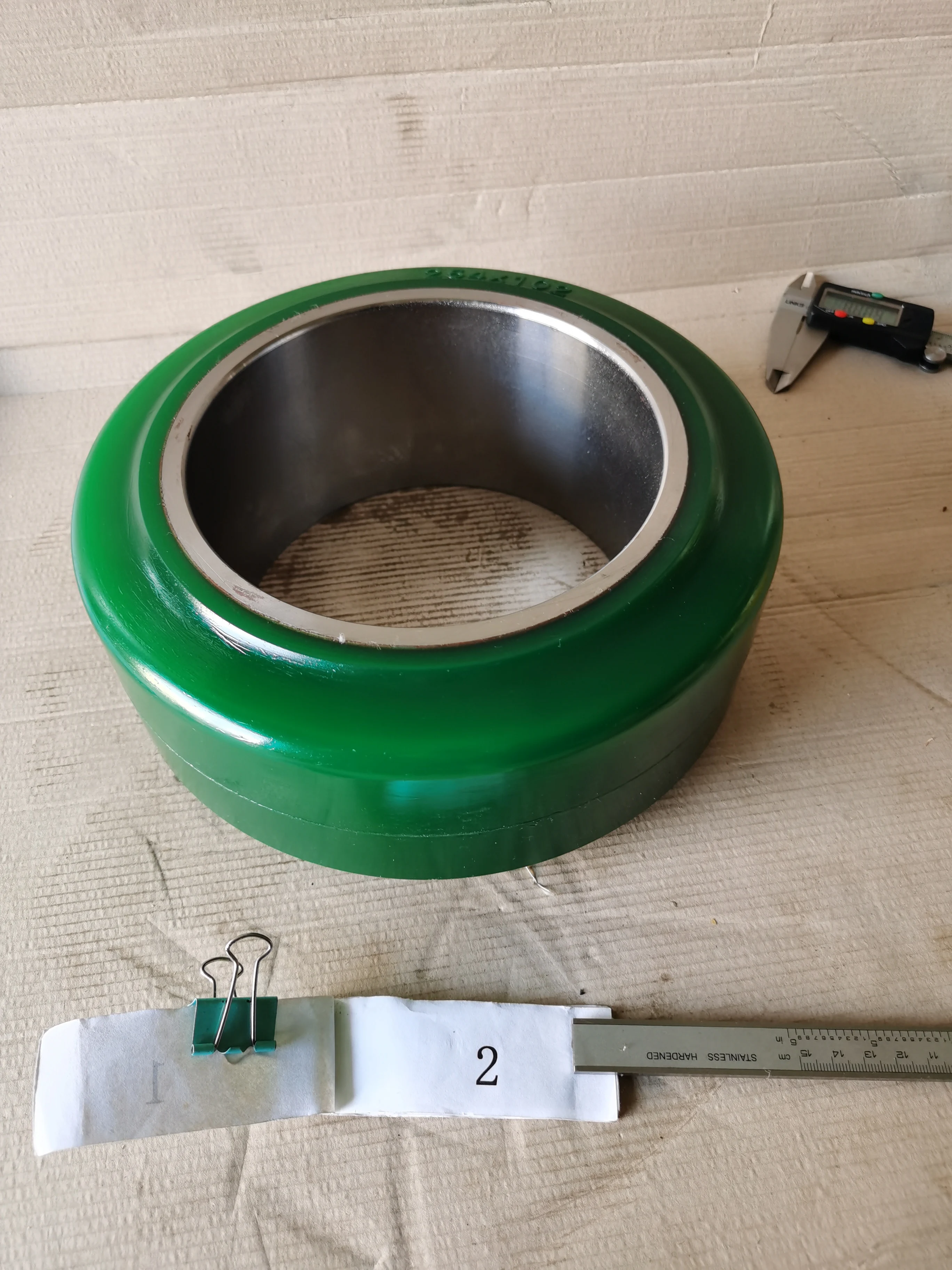 mitsubishi parts 452119100 10 inch 10x4x6.5 solid press on pu wheels caster heavy duty