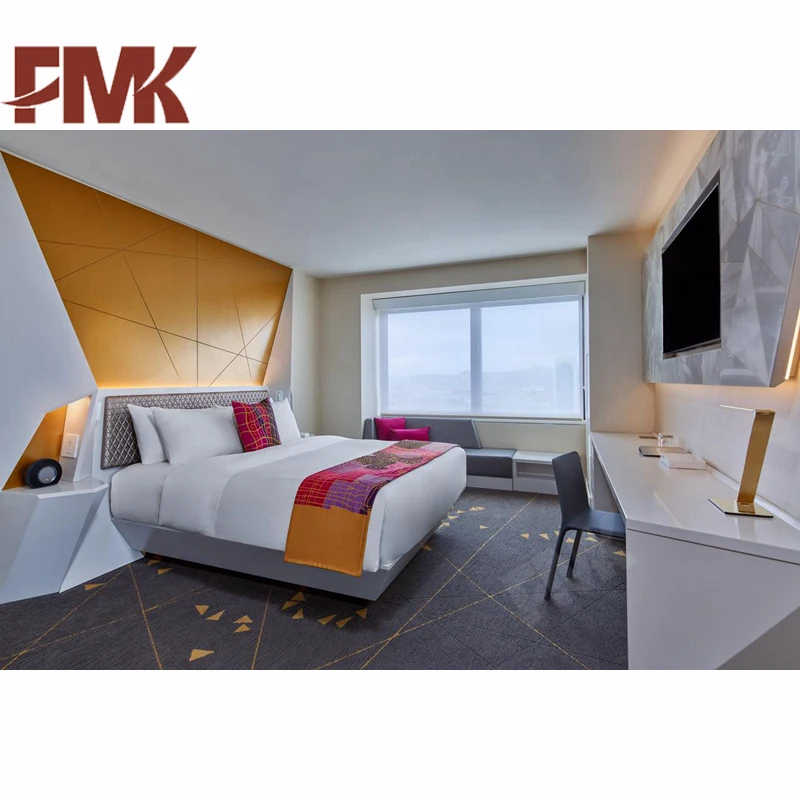 
Modern Appearance and Commercial Furniture General Use Hotel Room Set Equipment 