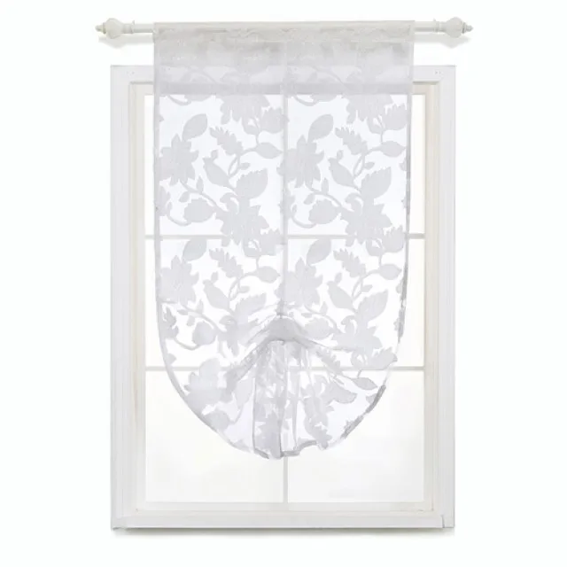 Bestseller Home Decoration Kitchen Door Short Curtain Design Roman Blinds Window Curtain