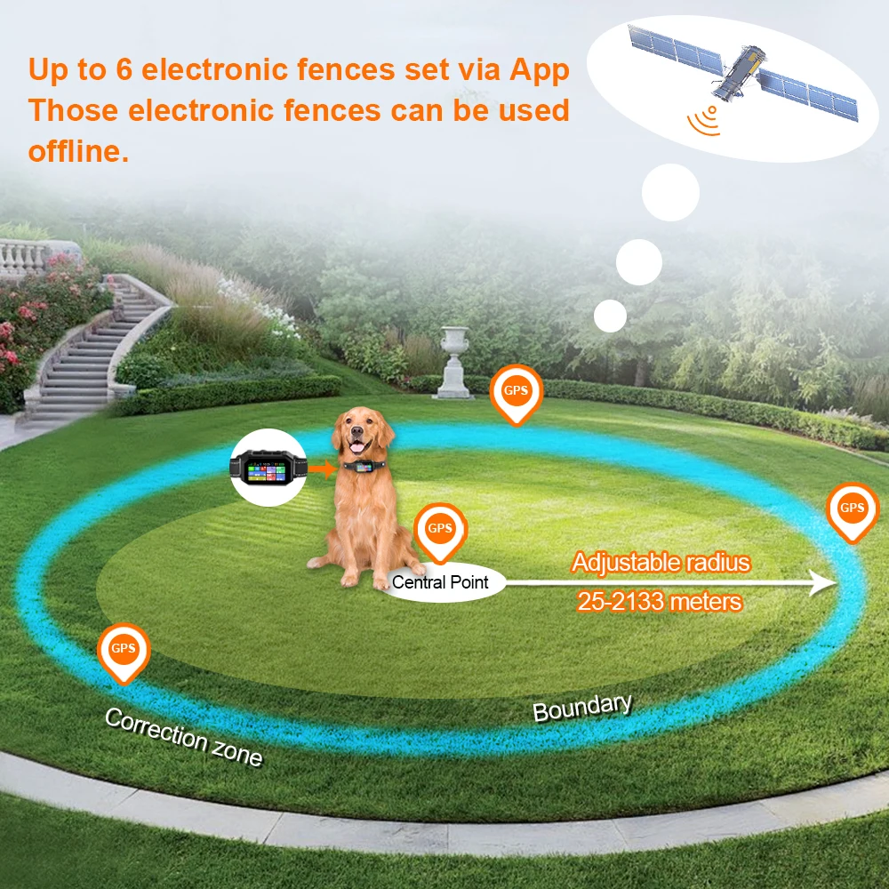 smart pet fence wireless dog fence smart App no subscription invisible fences for dogs