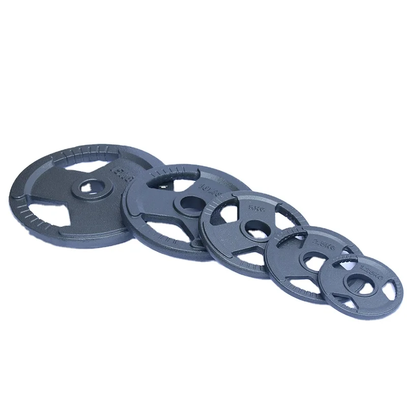 Fitness Competition Bumper Powerlifting Barbell Weights Plates Weightlifting Barbell Gym Equipment