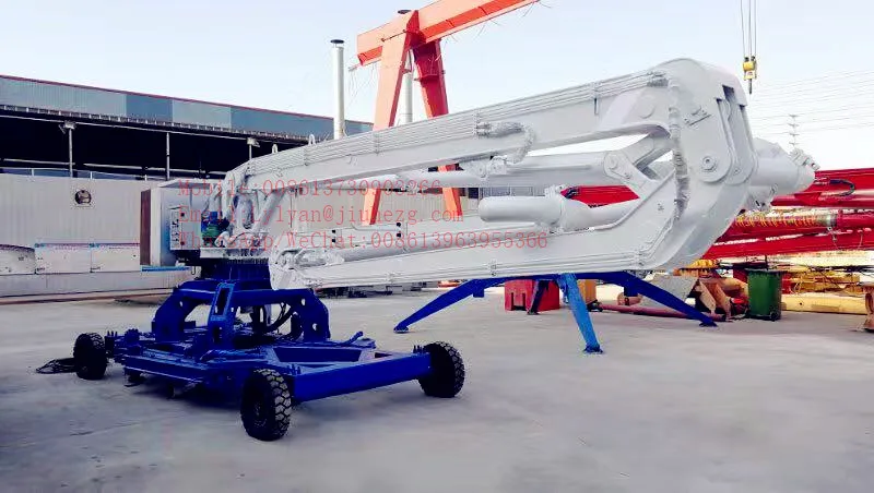 15m 17m hydraulic Concrete Placing Boom Arm Boom Manufacturer In Malaysia