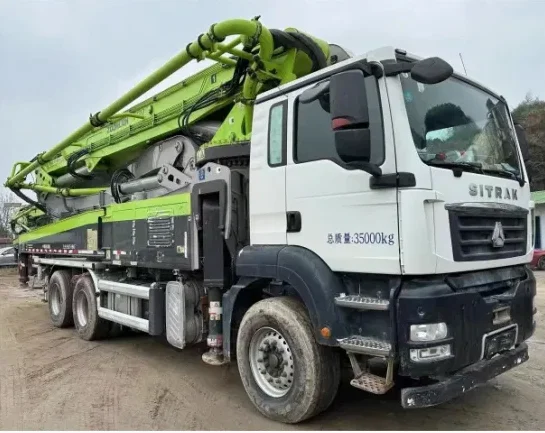 Zoomlion б/у бетононасос грузовик шасси Shandeka 49 м бетономешалка насос