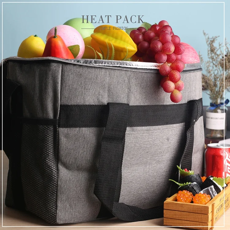new design High Quality Aluminium Portable Cake Foil Bbeer lunch Cooler Bag