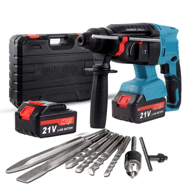 FDC-2 Hot sale Electric Hammer 26mm Power Tools Rechargeable Lithium Battery brushless 21V Cordless Hammer Drill