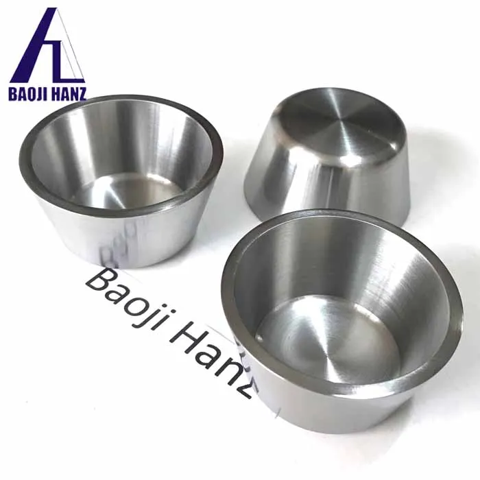 High quality tungsten crucible with long working