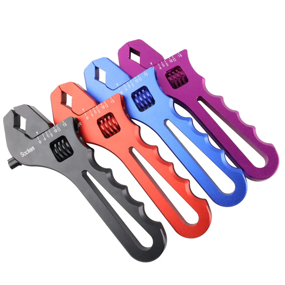 aluminum double ended fitting wrench hardware AN hose Spanner set special aluminum AN wrench